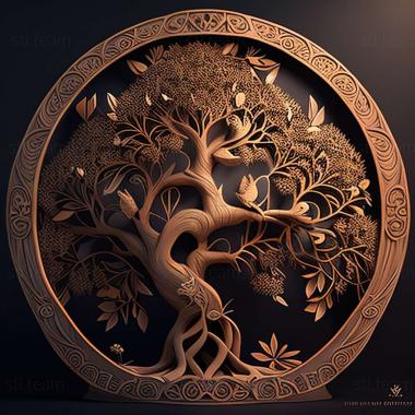 3D model Bodhi Tree (STL)